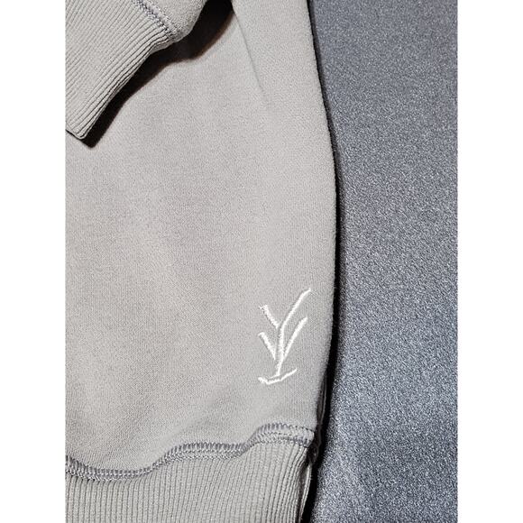 YEE YEE Sweater Mens Extra Large Gray Oversized Collegiate Sweatshirt - Picture 12 of 12